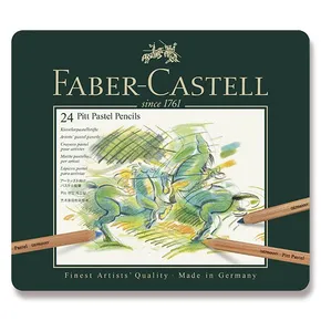 Pastele artystyczne Faber-Castell Pitt Pastel blaszane pudełko, 24 kolory 112124
